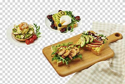 편집 편집이미지 음식 누끼 사람없음 식탁보 천 체크무늬 PNG 나무도마 편집소스 오픈샌드위치 무늬 도마 샌드위치 목재 직물 파일형식