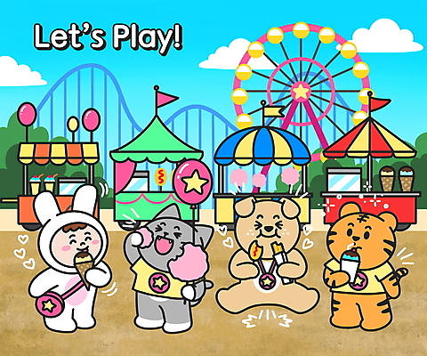 전신 PSD 구름 행복 어린이 동물캐릭터 일러스트 하늘 디저트 함께함 세마리 한명 서기 웃음 들기 점프 고양이 놀이공원 호랑이 강아지 먹기 즐거움 대관람차 풍선 핫도그 노점 콘아이스크림 롤러코스터 간식시간 동물탈 솜사탕 슬러쉬 츄러스 토끼탈 맛있는 국내일러스트 일러캐릭터 자연요소 동물 캐릭터 1 감정 음식 컨셉 포유류 모션 아이스크림 패스트푸드 표정 3 사람 반려동물 상점 테마파크 개 놀이기구 탈 파일형식