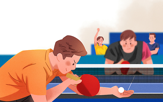 PSD 여자 남자 일러스트 응원 서브 들기 경기 여러명 상반신 성인 팔짱 파이팅 주먹 탁구채 군중 탁구 탁구공 탁구선수 탁구대 성인만 국내일러스트 스포츠 다수 공 모션 운동선수 사람 구기 라켓 탁구용품 파일형식