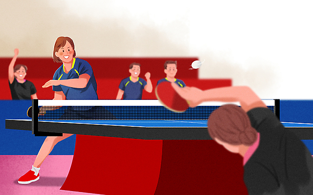 전신 PSD 여자 남자 일러스트 응원 들기 경기 여러명 상반신 성인 파이팅 주먹 탁구채 군중 탁구 탁구공 탁구선수 탁구대 리시브 성인만 스매싱 국내일러스트 스포츠 다수 공 모션 운동선수 사람 구기 라켓 탁구용품 파일형식