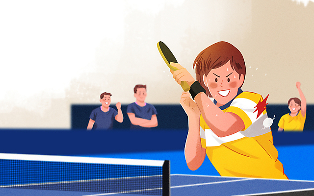 PSD 여자 남자 일러스트 응원 들기 경기 여러명 상반신 성인 팔짱 파이팅 주먹 탁구채 군중 탁구 땀 탁구공 탁구선수 탁구대 성인만 땀흘리기 스매싱 국내일러스트 스포츠 다수 컨셉 공 모션 운동선수 사람 구기 라켓 탁구용품 파일형식