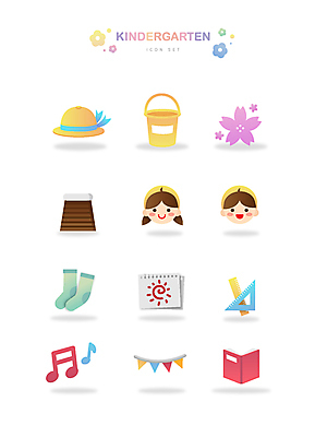 아이콘 여자 남자 어린이 음표 양말 자 소녀 소년 두명 책 벚꽃 양동이 스케치북 그림 삼각자 뜀틀 가랜드 유치원모자 어린이만 2D아이콘 AI파일 모자_잡화 기호 꽃 음악 스포츠용품 문구용품 학용품 사람 파티용품 파일형식 벡터