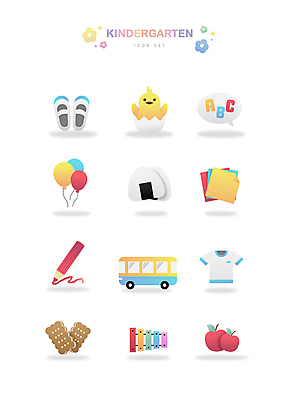아이콘 알파벳 말풍선 병아리 실내화 사람없음 쿠키 사과 스쿨버스 체육복 유치원복 풍선 색종이 실로폰 주먹밥 빨간펜 삼각김밥 2D아이콘 AI파일 영어 옷 종이 신발 과일 조류 밥 디저트 타악기 버스 운동복 펜 체육 김밥 파일형식 벡터