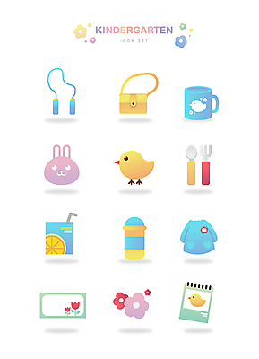 아이콘 꽃 포크 병아리 사람없음 컵 숟가락 토끼 오렌지주스 물병 줄넘기 유치원복 스프링노트 유치원가방 2D아이콘 AI파일 식물 식기 옷 가방 포유류 조류 수저 반려동물 운동 공책 과일주스 물통 파일형식 벡터