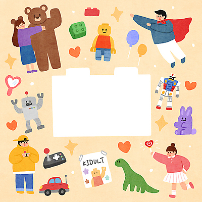 전신 PSD 여자 남자 일러스트 프레임 서기 여러명 상반신 성인 취미 노란색 곰인형 모임 하트 리모컨 망토 로봇 공룡 풍선 조이스틱 토끼인형 레고 프라모델 RC카 키덜트 프레임일러스트 성인만 카피스페이스 원데이클래스 국내일러스트 모양 인형 컬러 다수 파충류 모션 사람 장난감 공백 토끼 게임기 클래스 파일형식