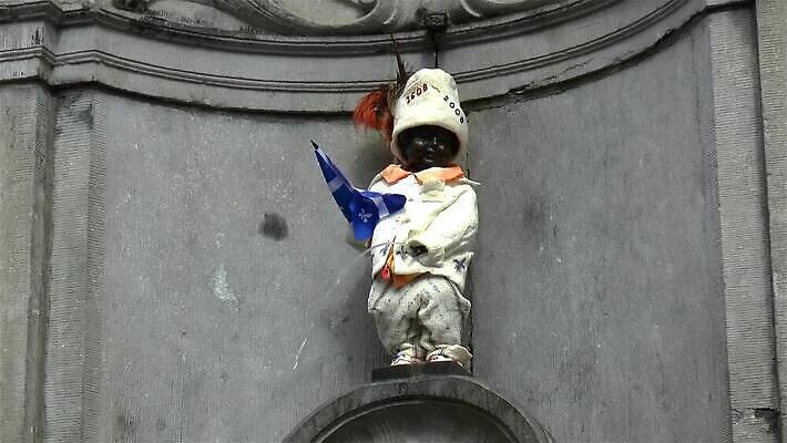 여행 사람없음 조각상 분수 벨기에 랜드마크 브뤼셀 MP4 해외동영상 클립영상 조형물 동영상 서유럽 파일형식