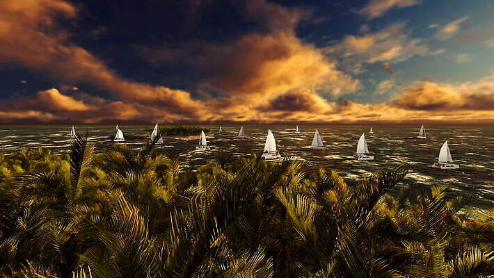 계절 스포츠 바다 컬러 여행 오렌지 자연 하늘 아침 날씨 휴가 취미 사람없음 야외 빨간색 물 빛 햇빛 반사 노란색 평화 일출 계곡 일몰 새벽 황금 야간 저녁 공상 대회 레가타 수평선 MOV 해외동영상 클립영상 주간 자연요소 컨셉 과일 태양 노을 생태계 동영상 파일형식