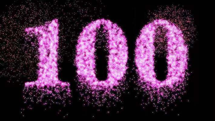 기념일 분홍색 컨셉 불 불꽃 기념 폭죽 불꽃놀이 사람없음 빛 반짝임 숫자 검은색 에너지 축하 생일 야간 네온 애니메이션 동영상 빛망울 연소 세기 4K MOV 해외동영상 클립영상 자연요소 문자 컬러 모션 놀이 이벤트 파일형식