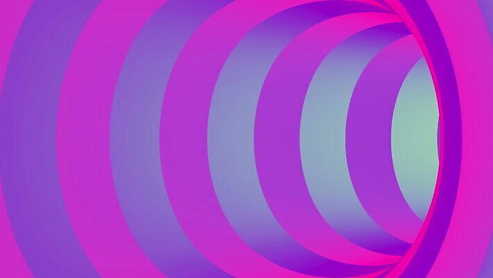 컬러 백그라운드 모션 추상 사람없음 그래픽 빛 3D 보라색 줄무늬 운전 소용돌이 원형 고리 터널 속도 네온 무한 방사형 4K MOV 해외동영상 클립영상 도형 길 무늬 회오리 디지털합성 동영상 파일형식