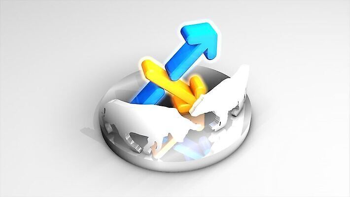 벽 백그라운드 비즈니스 곰 그래프 사람없음 금융 3D 미국 힘 성장 시장 재산 떨어짐 주식 심볼 무역 황소 애니메이션 투자자 HD MOV 해외동영상 클립영상 동물 산업 컨셉 북아메리카 포유류 경제 소 디지털합성 투자 동영상 파일형식