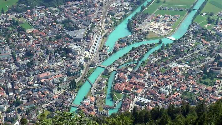 자연 산 사람없음 강 마을 계곡 도시 스위스 알프스 타운 베른 인기 MP4 해외동영상 클립영상 유럽 생태계 동영상 파일형식