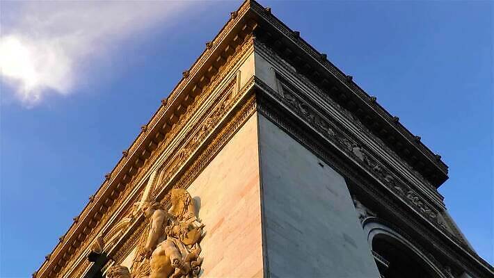 유럽 여행 건축양식 사람없음 일몰 프랑스 닫기 묘사 각도 프랑스어 랜드마크 파리(프랑스) MP4 해외동영상 클립영상 문자 건축 나라 모션 노을 동영상 파일형식