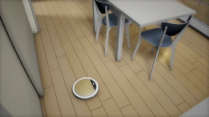 바닥 주택 사람없음 스마트 로봇 먼지 청소부 자동 자동화 진공 4K MOV 해외동영상 AI_인공지능 클립영상 직업 컨셉 건물 동영상 파일형식