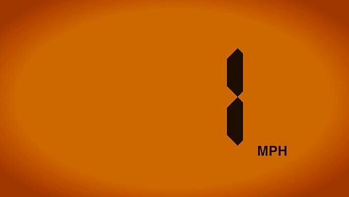 도로 컨셉 오렌지 모션 자동차 미래 안전 사람없음 그래픽 빛 디지털 스크린 장비 운전 오토바이 기구 판넬 고속도로 지시 측정 속도 전자 법 다이얼 짐차 계량기 게이지 계기판 규정 속도계 전국 제어 한계 4K MOV 해외동영상 클립영상 길 육상교통 과일 교통시설 바이크 동영상 파일형식