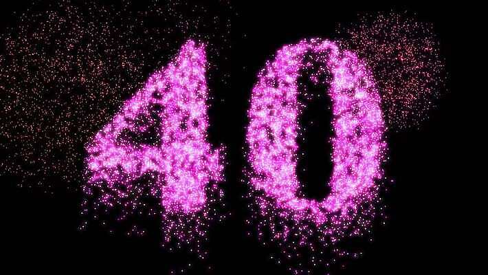 기념일 분홍색 컨셉 불 불꽃 기념 폭죽 불꽃놀이 사람없음 빛 반짝임 숫자 검은색 에너지 축하 생일 야간 네온 애니메이션 동영상 빛망울 연소 4K MOV 해외동영상 클립영상 자연요소 문자 컬러 모션 놀이 이벤트 파일형식