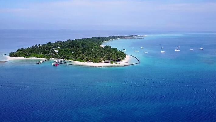 해외 바다 섬 백그라운드 사람없음 파란색 모래사장 항구 보트 휴양지 항공촬영 MP4 해외동영상 클립영상 뷰포인트 컬러 배_교통 교통시설 장소 동영상 파일형식