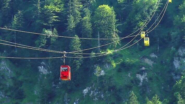 호수 휴가 산 사람없음 야외 관광지 마을 오스트리아 알프스 타운 잘츠부르크 MP4 해외동영상 클립영상 유럽 여행 도시 동영상 파일형식