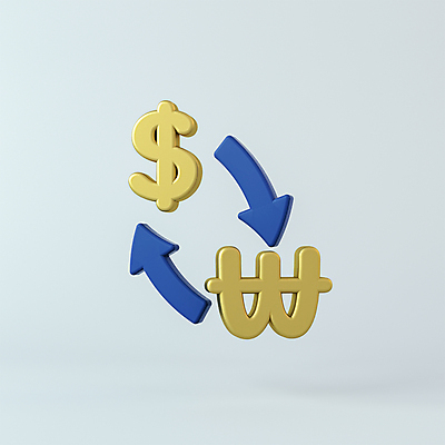 PSD 편집 편집이미지 화살표 사람없음 3D소스 3D 달러 회색 원화 디지털합성 은행 환전 로우폴리 편집소스 편집3D 컬러 돈 금융 파일형식