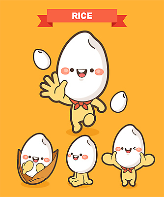 일러스트 윙크 앉기 사람없음 축제 주황색 만세 쌀 특산물 손인사 특산물캐릭터 쌀캐릭터 지역축제 대한민국축제 일러캐릭터 AI파일 캐릭터 컬러 모션 곡류 표정 인사 파일형식 벡터