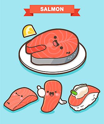 일러스트 사람없음 파란색 축제 레몬 날것 특산물 음식캐릭터 연어 따봉 특산물캐릭터 연어초밥 지역축제 대한민국축제 일러캐릭터 AI파일 캐릭터 음식 컬러 과일 어류 초밥 최고 파일형식 벡터