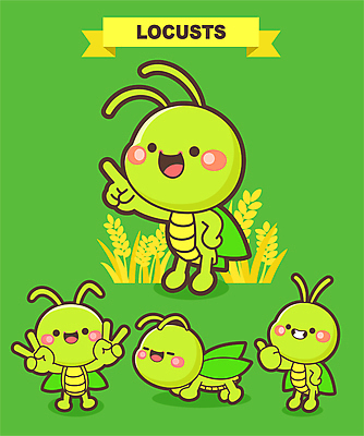 일러스트 사람없음 초록색 축제 벼 가리킴 브이 곤충캐릭터 따봉 메뚜기 벼이삭 지역축제 대한민국축제 일러캐릭터 AI파일 캐릭터 컬러 곤충 곡류 손짓 최고 이삭 파일형식 벡터