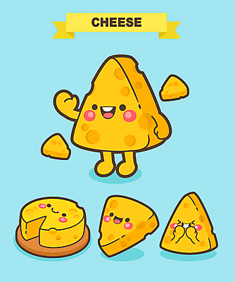 하늘색 일러스트 치즈 웃음 사람없음 축제 특산물 음식캐릭터 손인사 특산물캐릭터 조각치즈 지역축제 대한민국축제 일러캐릭터 AI파일 캐릭터 음식 조각 유제품 표정 파란색 인사 파일형식 벡터