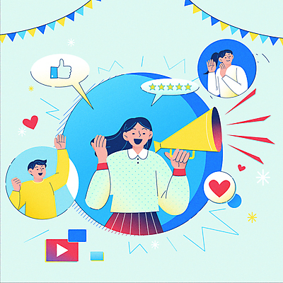 여자 남자 하늘색 말풍선 모션 프레임 들기 이벤트 상반신 성인 세명 손들기 확성기 외침 듣기 하트 최고 원형 손모양 영상 동영상 가랜드 별점 소문 소셜네트워크 손흔들기 성인만 인플루언서 모션그래픽 MP4 MOV 모양 도형 사람 파란색 소리 파티용품 점수 평가 파일형식 유명인 손_신체부위