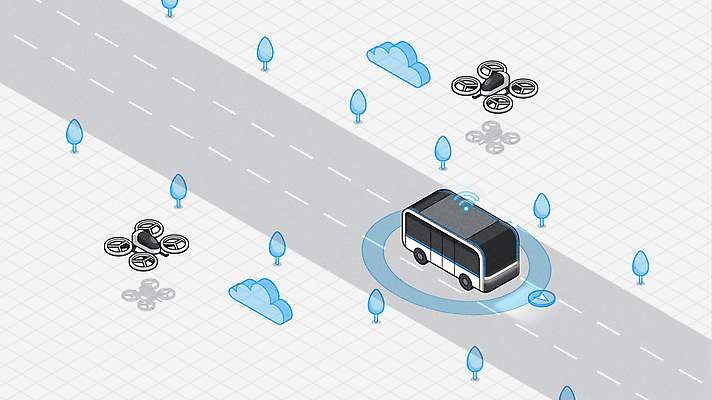 나무 구름 도로 모션 버스 사람없음 파란색 회색 와이파이 위치 영상 동영상 아이소메트릭 드론 사물인터넷 4차산업 자율주행 모션그래픽 MP4 MOV AI_인공지능 자연요소 식물 산업 길 육상교통 컬러 교통시설 대중교통 정보기술 운전 무선인터넷 파일형식