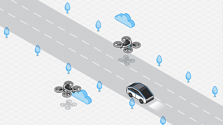 나무 구름 도로 모션 자동차 경고 사람없음 파란색 스크린 회색 와이파이 영상 동영상 아이소메트릭 드론 사물인터넷 4차산업 자율주행 모션그래픽 MP4 MOV AI_인공지능 자연요소 식물 산업 길 육상교통 컬러 교통시설 정보기술 운전 무선인터넷 파일형식