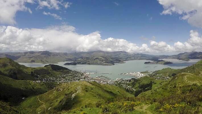 바다 섬 자연 하늘 산 사람없음 야외 항구 뉴질랜드 4K 타임랩스 MP4 해외동영상 클립영상 교통시설 촬영기법 오세아니아 생태계 동영상 파일형식