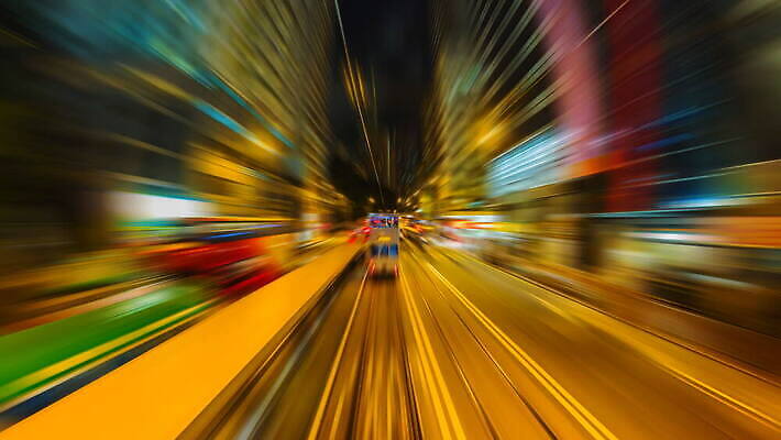 도로 이동 자동차 사람없음 빛 도시풍경 야간 속도 홍콩 4K 타임랩스 MOV 해외동영상 클립영상 자연요소 길 육상교통 컨셉 교통시설 촬영기법 풍경 중국 도시 동영상 파일형식