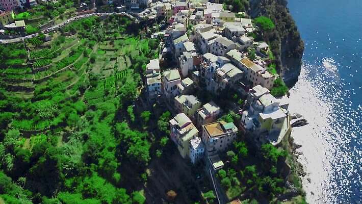 바다 자연 산 사람없음 야외 마을 이탈리아 항공촬영 4K MOV 해외동영상 클립영상 유럽 뷰포인트 생태계 동영상 파일형식