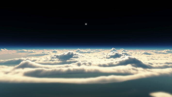 백그라운드 하늘 사람없음 우주 항공촬영 4K MOV 해외동영상 클립영상 뷰포인트 동영상 파일형식