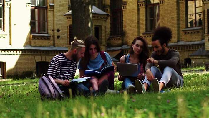 학생 라이프스타일 공원 교육 남자 휴식 함께함 대화 사람 앉기 소년 여러명 20대 야외 책 노트북 스터디 컴퓨터 정원 공책 우정 그룹 대학교 다민족 단절 4K MP4 해외동영상 클립영상 공공시설 어린이 다수 컨셉 학교 모션 문구용품 말하기 청년 생활 친구 전자제품 학습 동영상 파일형식