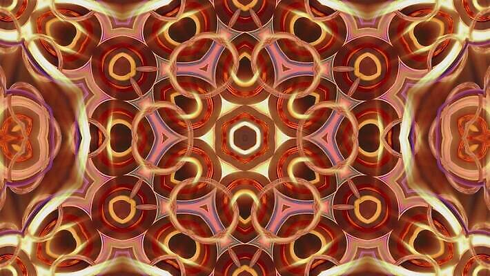 모양 디자인 컬러 백그라운드 이동 패턴 벽지 추상 미술 사람없음 그래픽 장식 노란색 원형 질감 기하학 대칭 만다라 만화경 효과 MOV 해외동영상 클립영상 도형 컨셉 무늬 문화예술 장난감 동영상 파일형식