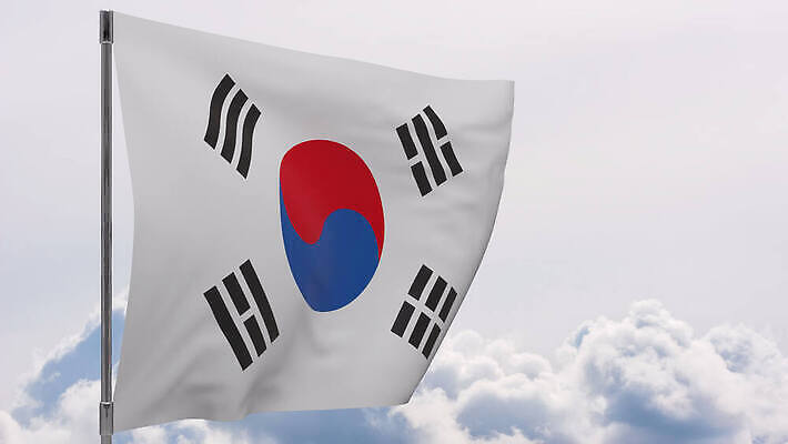 구름 배너 물결 백그라운드 하늘 바람 한국 사람없음 파란색 흰색 깃발 깃대 봉 애국심 전국 4K MOV 해외동영상 클립영상 자연요소 아시아 컬러 날씨 동영상 파일형식