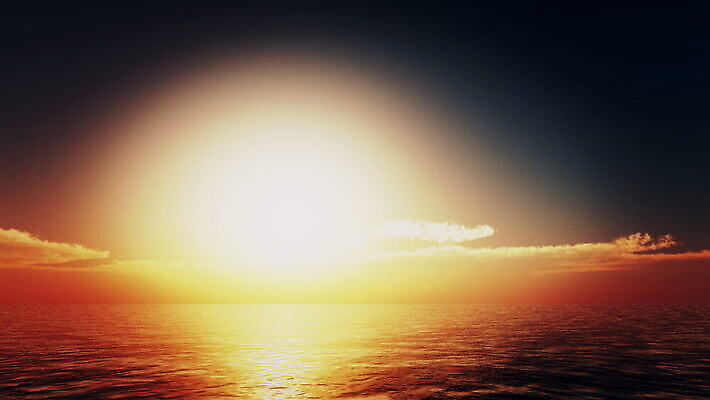 구름 바다 백그라운드 자연 하늘 풍경 사람없음 야외 햇빛 태양 반사 저녁 4K 타임랩스 MOV 해외동영상 클립영상 자연요소 촬영기법 야간 생태계 동영상 파일형식