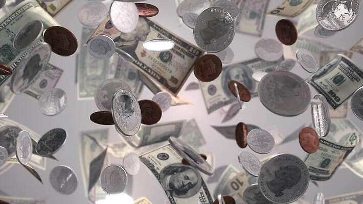 백그라운드 돈 사람없음 달러 동전 재산 떨어짐 5 애니메이션 계산서 구역 페니 니켈 4K MOV 해외동영상 클립영상 컨셉 금융 숫자 금속 원소 동영상 파일형식