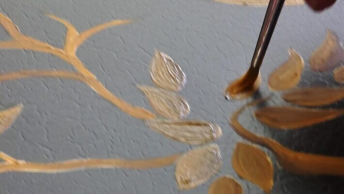 나무 직업 손 디자인 여자 꽃 컬러 백그라운드 잎 패턴 창조 미술 사람 사람없음 장식 노란색 페인트 덮개 붓 업무 그리기 황금 발사 디자이너 그림 예술가 캔버스 페인트붓 화가 니스 진짜 아크릴 MP4 해외동영상 클립영상 식물 무늬 모션 재질 문화예술 신체부위 뚜껑 작업 동영상 파일형식