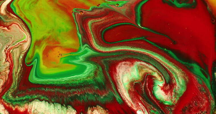 컬러 백그라운드 패턴 추상 잉크 사람없음 빨간색 초록색 컬러풀 펼침 흐름 소용돌이 흰색 액체 입자 질감 용암 공상 아크릴 4K 유체 MOV 해외동영상 클립영상 컨셉 무늬 모션 재질 회오리 동영상 파일형식