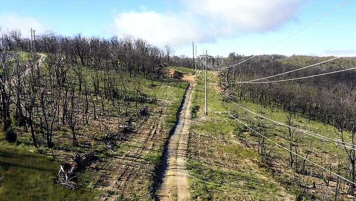 나무 구름 도로 길 여행 자연 하늘 불 산 안테나 풍경 사람없음 야외 초록색 파란색 햇빛 갈색 환경 계곡 전선 흰색 호주 숲 땅 전화기 먼지 암초 동영상 드론 선로 4K MP4 해외동영상 클립영상 자연요소 식물 컬러 통신 교통시설 태양 오세아니아 생태계 파일형식