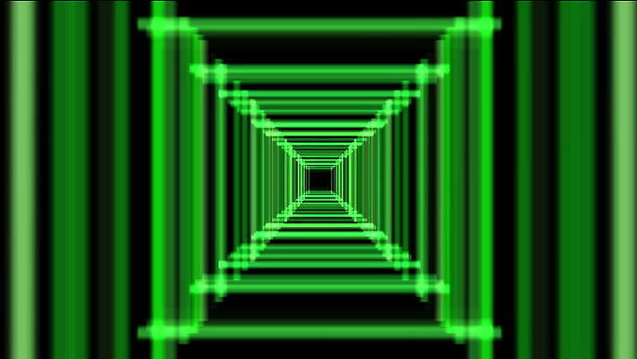 여행 백그라운드 추상 사람없음 초록색 터널 큐브 속도 흥분 정사각형 애니메이션 MOV 해외동영상 클립영상 도형 감정 길 컬러 무늬 동영상 파일형식