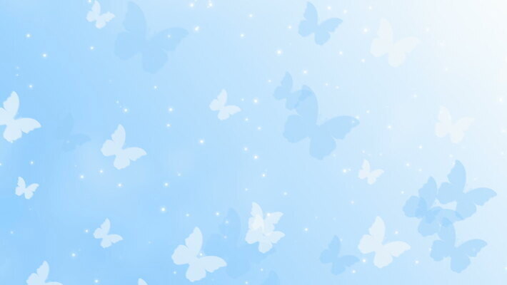 구름 나비 백그라운드 추상 사람없음 그래픽 파란색 빛 더스트파티클 4K MOV 해외동영상 클립영상 자연요소 컬러 곤충 무늬 동영상 파일형식