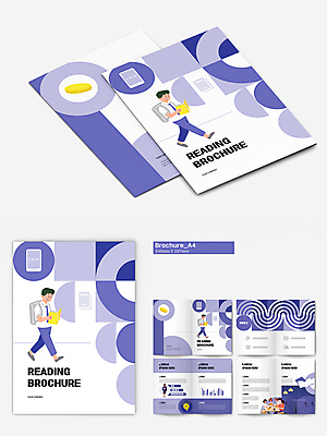 전신 템플릿 여자 남자 리플렛 전구 청소년 그래프 서기 들기 앉기 팜플렛 여러명 상반신 성인 책 태블릿 독서 걷기 보라색 동전 흰색 전자책 기하학 인디자인 INDD 이미지템플릿 컬러 다수 돈 무늬 모션 사람 전자제품 스마트기기 파일형식