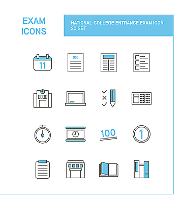 아이콘 하늘색 학교 사람없음 건물 책 연필 칠판 수능 달력 X 라인아이콘 체크표시 시험지 문제집 교육아이콘 타이머 OMR카드 백점 2D아이콘 AI파일 건축물 알파벳 교육 학용품 파란색 필기구 시험 확인 점수 답안지 파일형식 벡터