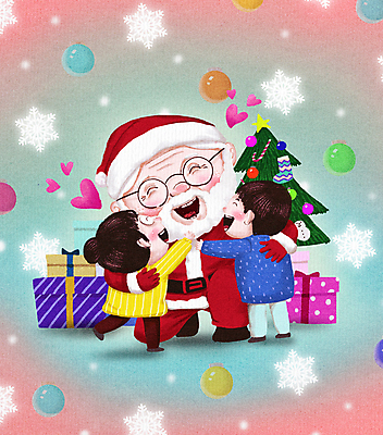 전신 PSD 여자 노년 남자 행복 어린이 분홍색 하늘색 크리스마스 겨울 일러스트 포옹 크리스마스선물 사랑 서기 소녀 소년 세명 선물상자 크리스마스트리 산타클로스 기쁨 하트 눈송이 안경낌 오너먼트 무릎구부리기 국내일러스트 모양 계절 기념일 감정 안경 컬러 포즈 크리스마스장식 안기 모션 눈_날씨 선물 사람 성인 파란색 상자 파일형식