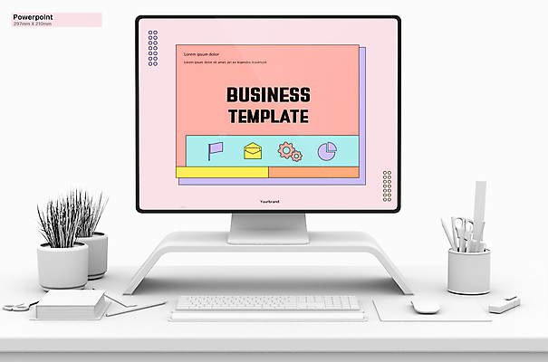 템플릿 분홍색 비즈니스 그래프 편지봉투 사람없음 세트 깃발 PPT 프레젠테이션 문서템플릿 톱니바퀴 원그래프 애니형PPT 9P 이미지템플릿 컬러 봉투 편지 파일형식