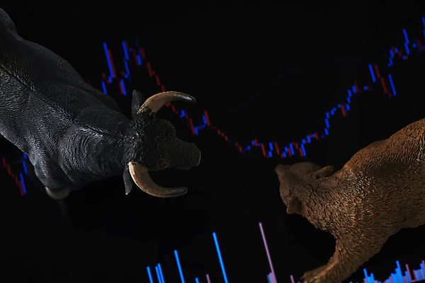 포토 JPG 스튜디오촬영 응시 비즈니스 곰 검은배경 그래프 실내 사람없음 금융 경제 하이앵글 어둠 재테크 황소 동물모형 주식시장 주식표 국내포토 동물 시선 뷰포인트 백그라운드 포유류 내부 모형 검은색 소 주식 파일형식