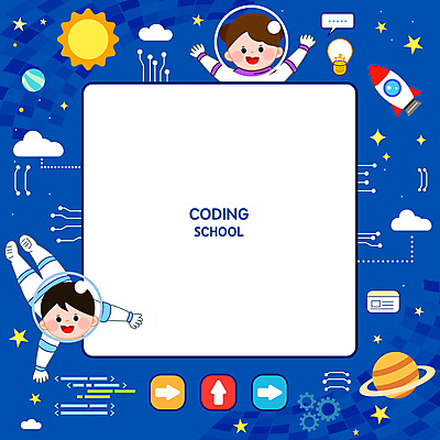 전신 구름 여자 남자 화살표 별 어린이 말풍선 일러스트 전구 프레임 소녀 소년 상반신 두명 파란색 태양 우주 행성 로켓 우주비행사 회로판 우주복 컴퓨터교육 어린이만 카피스페이스 코딩 국내일러스트 AI파일 자연요소 옷 교육 컬러 사람 공백 파일형식 벡터