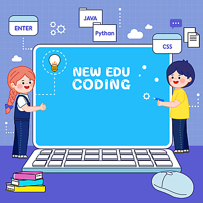 전신 구름 여자 남자 어린이 점선 말풍선 일러스트 전구 프레임 자물쇠 서기 들기 소녀 소년 두명 책 파란색 노트북 펜 보라색 마우스 톱니바퀴 폴더 컴퓨터교육 어린이만 카피스페이스 코딩 국내일러스트 AI파일 자연요소 교육 선 컬러 모션 사람 전자제품 필기구 컴퓨터용품 공백 파일 파일형식 벡터